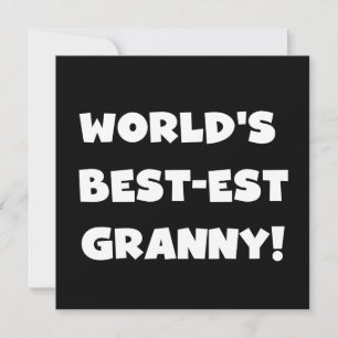 Geschenke für die weltbesten Granny White Text Tsh