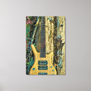 Geschenke für einen Musikergitarrist Leinwanddruck