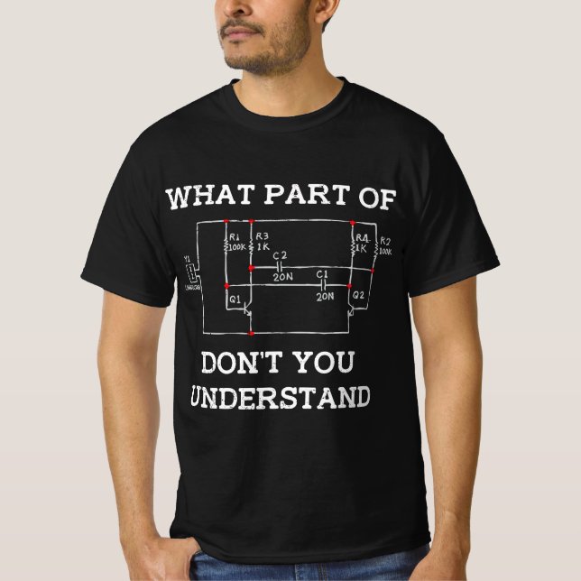 Geschenke für Elektroingenieure - Nerd der Schaltt T-Shirt (Vorderseite)