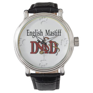 Geschenke für englische Mastiff-Väter Armbanduhr