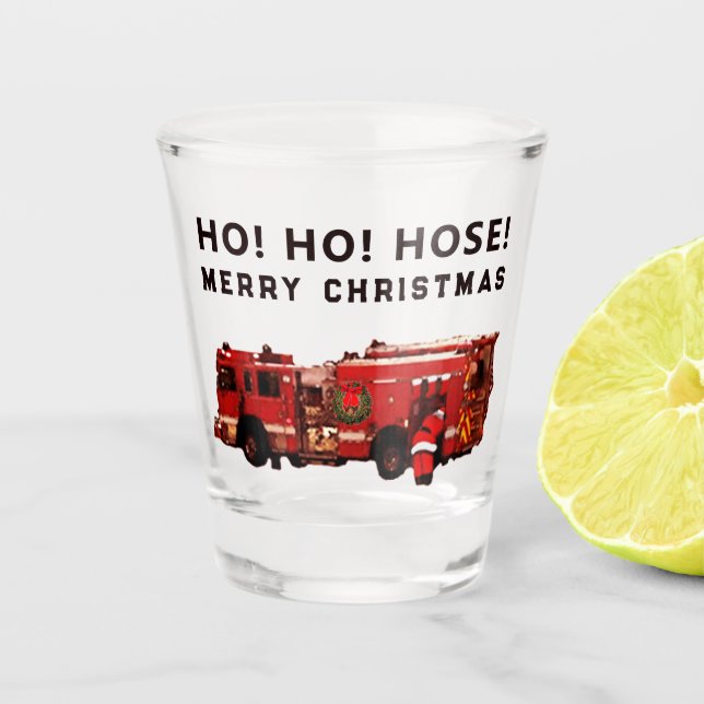 Geschenke für Fireman Holiday Schnapsglas (Vorderseite)