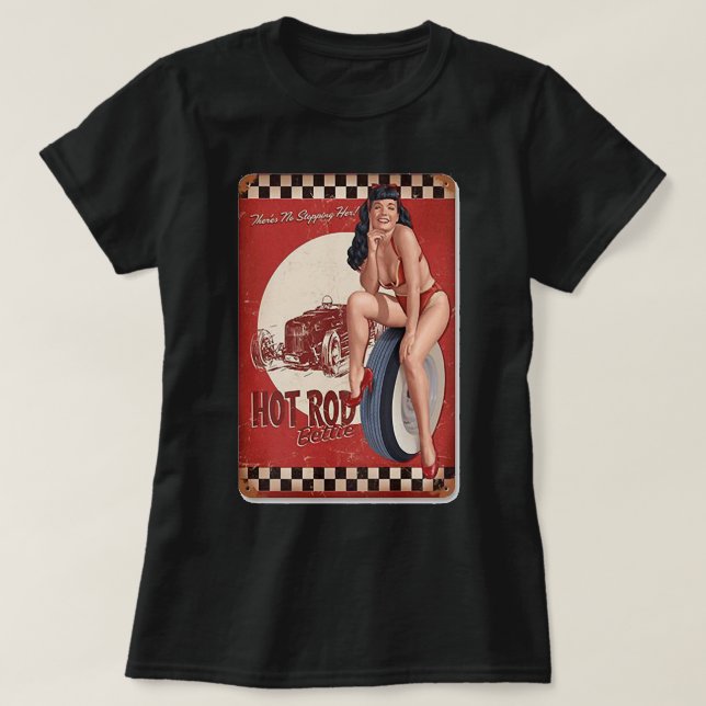 Geschenke für Frauen Bettie Seite für ihre Niedlic T-Shirt (Design vorne)