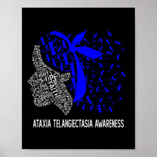Geschenke für Frauen, die wir Blau tragen für Atax Poster