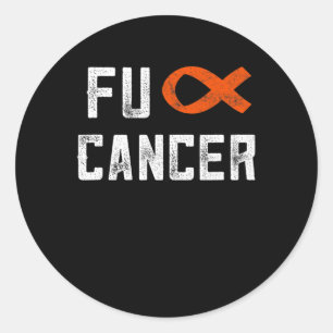Geschenke für Frauen Fck Cancer Chemo F Cancer Not Runder Aufkleber