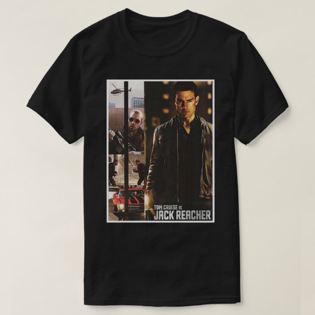 Geschenke für Frauen Jack Reacher TV Serie Grafik  T-Shirt (Design vorne)