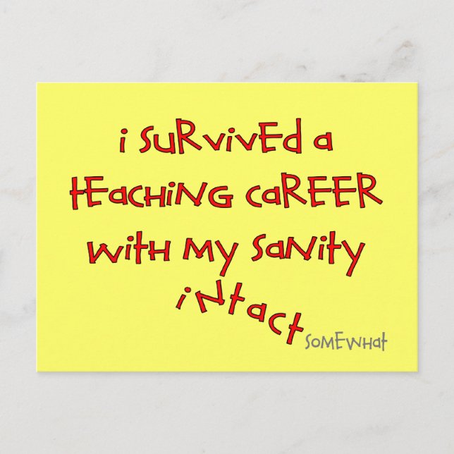 Geschenke für geliebte Lehrer, Unglaublich witzig  Postkarte (Vorderseite)