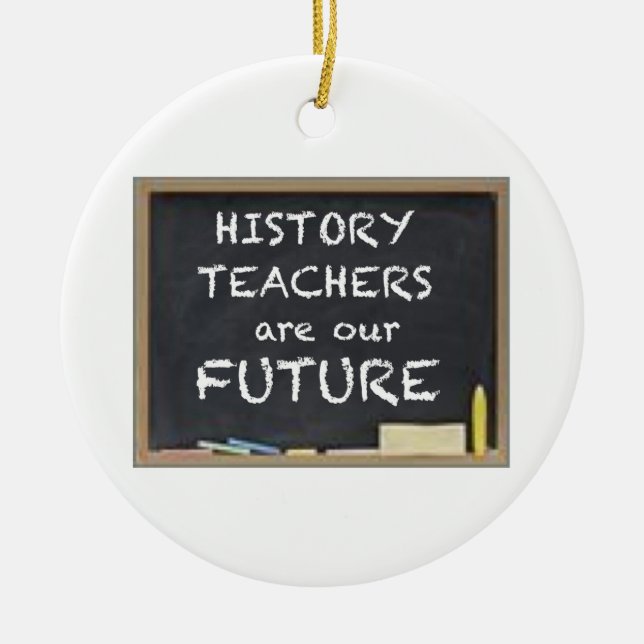 GESCHENKE FÜR GESCHICHTSlehrer Keramikornament (Vorne)