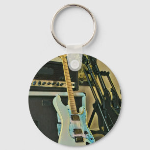 Geschenke für Gitarrenliebhaber Schlüsselanhänger