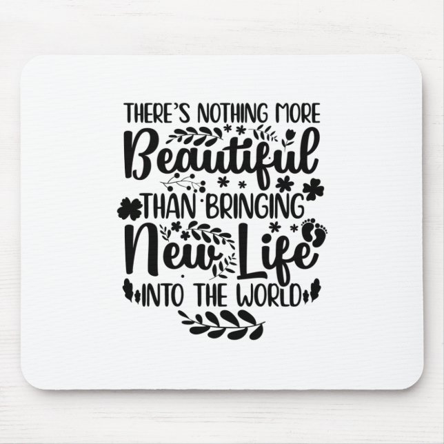 Geschenke für Hebammen | Hebamme Maternity Nurse B Mousepad (Vorne)