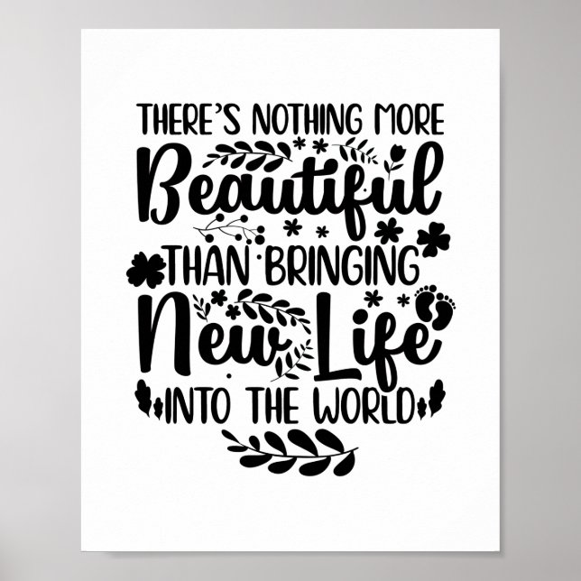 Geschenke für Hebammen | Hebamme Maternity Nurse B Poster (Vorne)