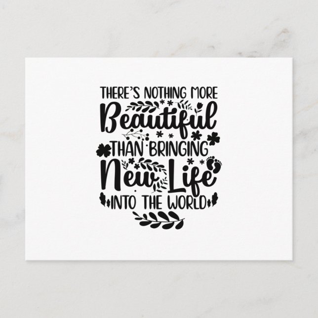 Geschenke für Hebammen | Hebamme Maternity Nurse B Postkarte (Vorderseite)