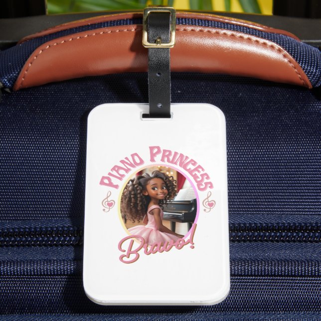 Geschenke für Jungen, die Liebe haben, Klavier zu  Gepäckanhänger (Vorderseite Insitu 2)