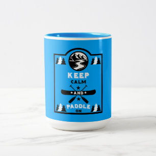 Geschenke für Kajakfahrer für Outdoor-Liebhaber Zweifarbige Tasse