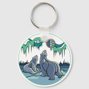 Geschenke für kalte Arktis Schlüsselkette Eisbären Schlüsselanhänger