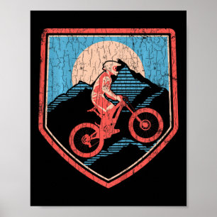 Geschenke für Kinder-Mountainbike-Fahren Jugend Ju Poster