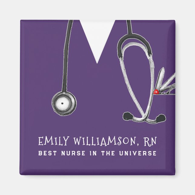 Geschenke für Krankenpflege Magnet (Vorne)