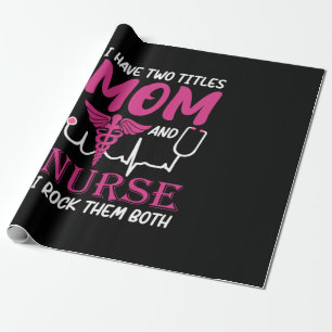 Geschenke für Krankenschwestern Ich habe zwei Tite Geschenkpapier
