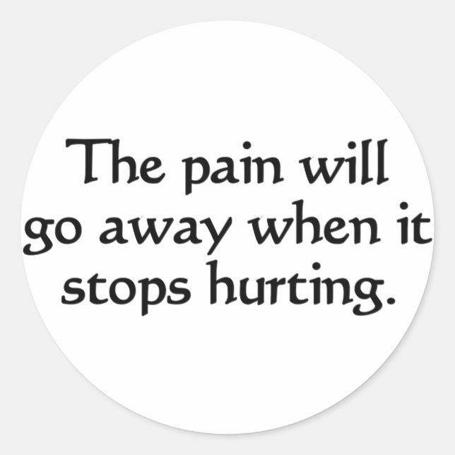 Geschenke für Krankenschwestern und Patienten Runder Aufkleber (Vorderseite)