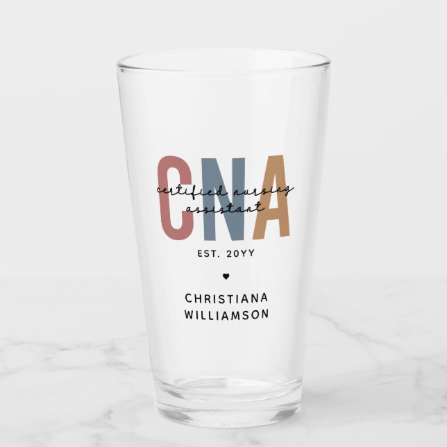 Geschenke für kundenspezifische CNA Retro zertifiz Glas (Vorderseite)