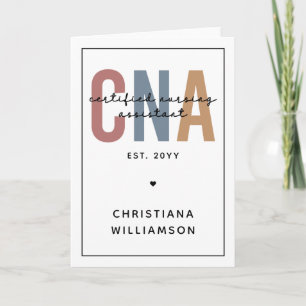 Geschenke für kundenspezifische CNA Retro zertifiz Karte