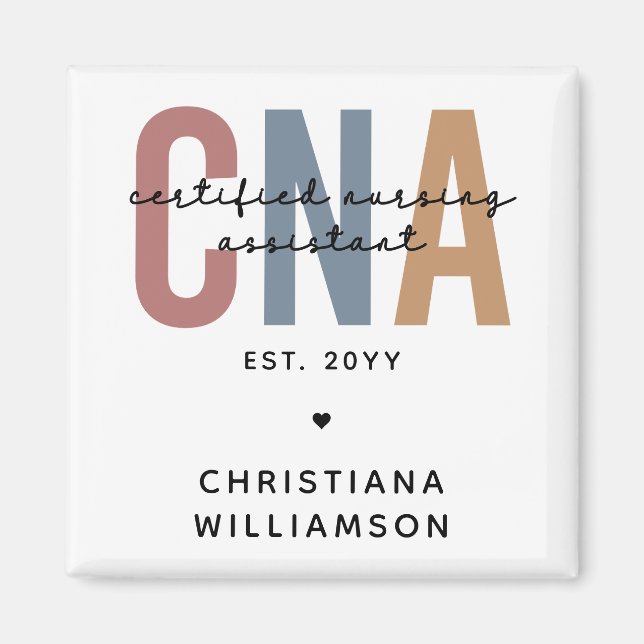 Geschenke für kundenspezifische CNA Retro zertifiz Magnet (Vorne)