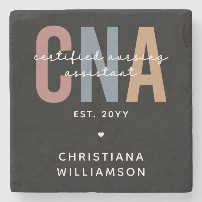 Geschenke für kundenspezifische CNA Retro zertifiz Steinuntersetzer (Vorderseite)