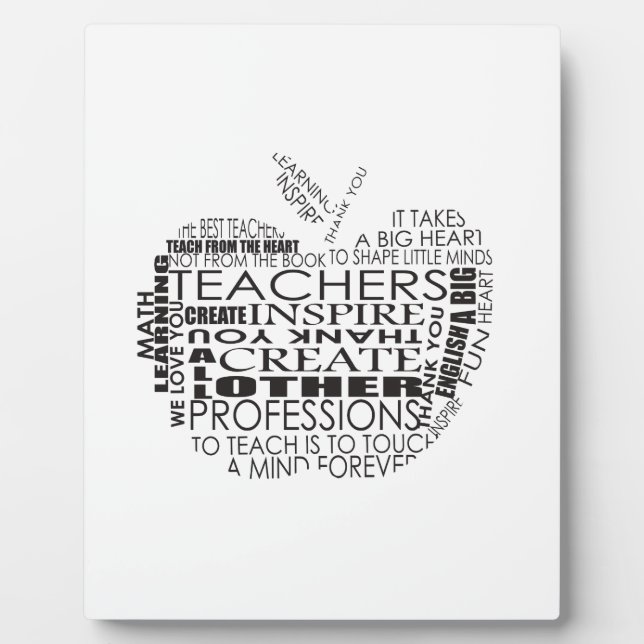 Geschenke für Lehrer Fotoplatte (Vorderseite)