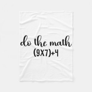 Geschenke für Lehrer zum Jahresende Witty Math Sle Fleecedecke