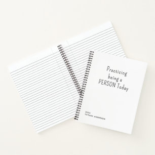 Geschenke für lustige Introvertierte, die üben, ei Notizbuch