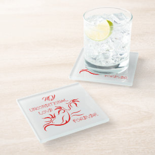 GESCHENKE FÜR MAMA, SCHWESTER, DAUGHTER, FREUND, F GLASUNTERSETZER