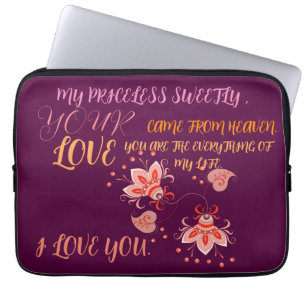 GESCHENKE FÜR MAMA, SCHWESTER, DAUGHTER, FREUND, F LAPTOPSCHUTZHÜLLE