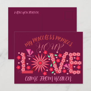 GESCHENKE FÜR MAMA, SCHWESTER, DAUGHTER, FREUND, F POSTKARTE