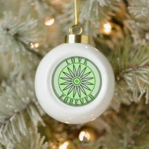 GESCHENKE FÜR MAMA, SCHWESTER, DAUGHTER, FREUND KERAMIK Kugel-Ornament