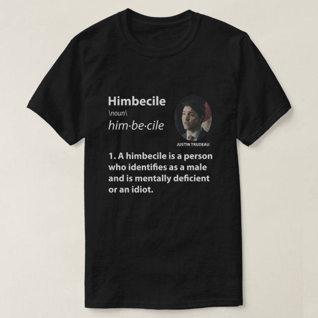 Geschenke für Männer Ministerpräsident Trudeau Gra T-Shirt (Design vorne)