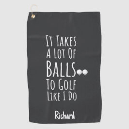 Geschenke für männliche Golfer Personalisierte lus Golfhandtuch