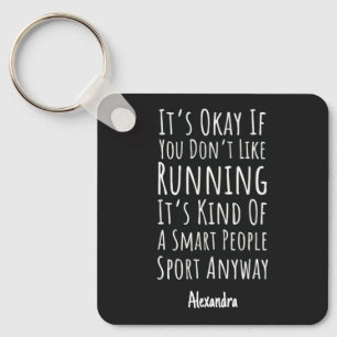 Geschenke für Marathonläufer Lustige Laufende Cust Schlüsselanhänger