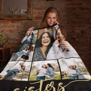 Geschenke für mehrere Fotos Fleecedecke