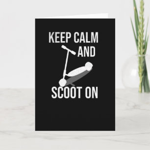 Geschenke für Motorroller   Stunt Scooter Rider Karte