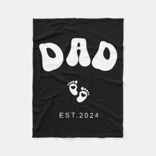 Geschenke für neue Dad-Mom für Frauen Männer Schwa Fleecedecke