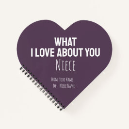 Geschenke für Nichten Süße Kinder Rosa Herzen Für  Notizbuch