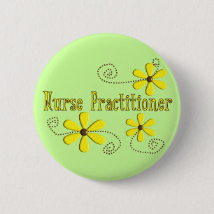 Geschenke für Nurse Practitioner mit Gänseblümchen Button