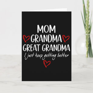 Geschenke für Oma von Enkelkindern Mama Oma Großar Karte