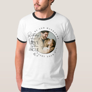 Geschenke für Onkel Minimalistisches benutzerdef T-Shirt
