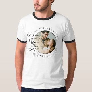 Geschenke für Onkel | Minimalistisches benutzerdef T-Shirt