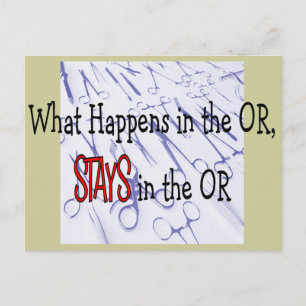Geschenke für Operationen Postkarte
