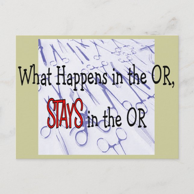 Geschenke für Operationen Postkarte (Vorderseite)