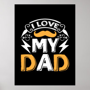 Geschenke für Papa   Ich liebe meinen Papa Poster