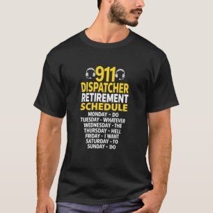 Geschenke für pensionierte 911-Dispatcher, Police T-Shirt