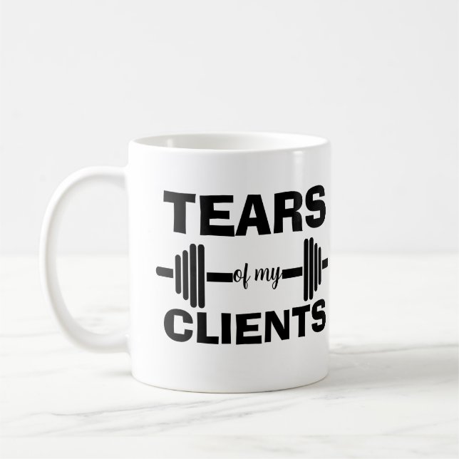Geschenke für Personal Trainer meiner Kunden Kaffeetasse (Links)