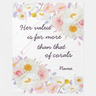 Geschenke für personalisierte JW-Schwestern - Spri Fleecedecke